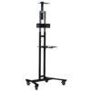 Rack transportable con pedestal TV 32" a 55"