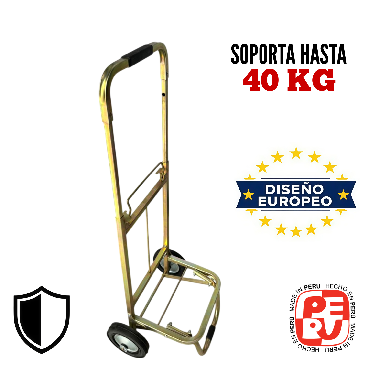 Carrito de mercado plegable -Euro Coche PRO