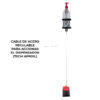 Cable de acero regulable de dispensador de pared con pedal