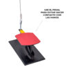 pedal del dispensador de pared para alcohol