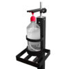 Dispensador de alcohol a pedal con bandeja